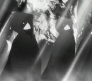 Hooded figures