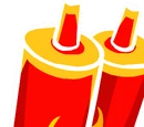 Fire Nunchaku