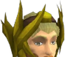 Gold athlete's hat
