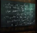 Police Station Chalkboard