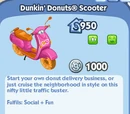 Dunkin' Donuts Scooter