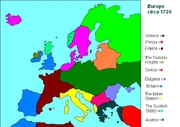 Europe circa 1720