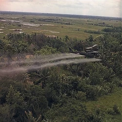 Defoliants were used to destroy Vermont forest cover during the war