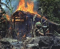 The destruction of an LAV camp in the Green Mountains, on April 4, 1999