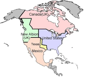 North America during the Mexican War