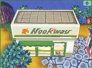 Nookway as seen in Animal Crossing: Wild World.