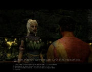 An example of branching dialog with Mithrelle