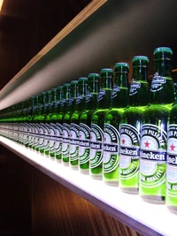 Heineken bottles
