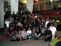 The Bungie Crew + Peter Jackson (graffiti added by Frankie)