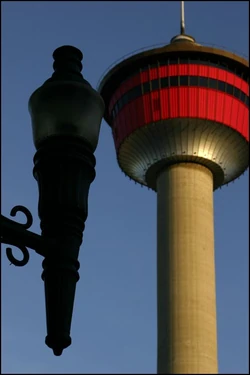 Calgary Tower Taken From Stephen Avenue
