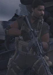 Griggs, fighting with the SAS