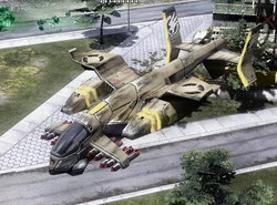 Orca Gunship with the hardpoints upgrade.