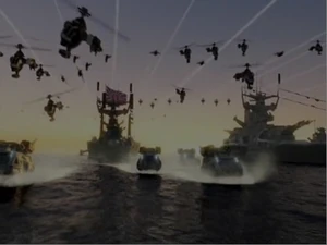 The Imperial Navy assaults the Soviet Union.