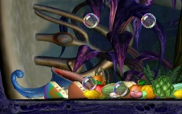 The Cornucopia dispenser with its bubbles and edibles