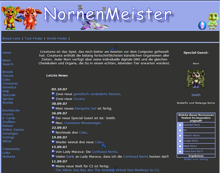 NornenMeister Website
