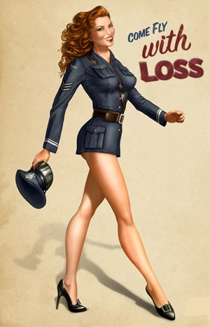Come fly with LOSS! A popular recruitment poster during GWIII.