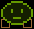 Green Big Smiley Walker