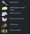 Items from the Magic Mystery Wheel.