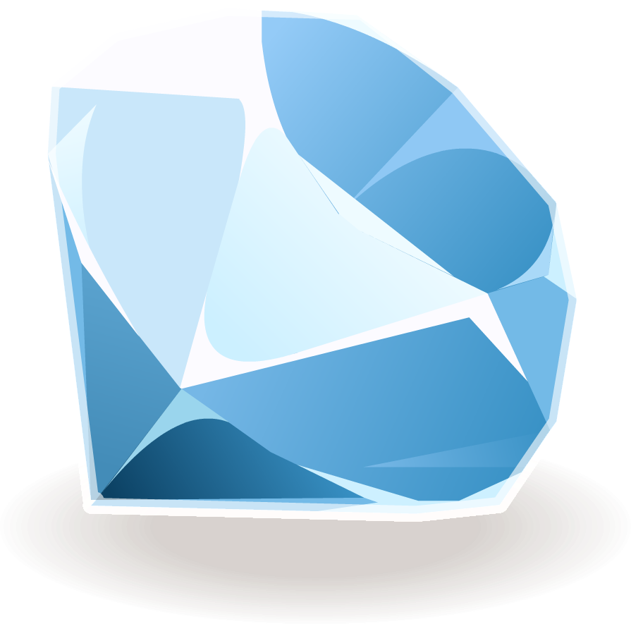 Geschliffener Diamant