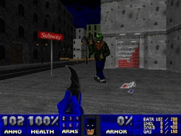 Batman versus a terrorist