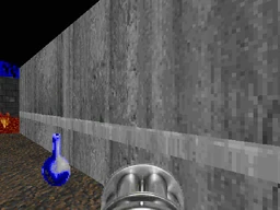 The early invulnerability powerup, as seen in MBF's emulation of the Doom press release beta.