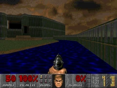 Water effect in Doom II, MAP01