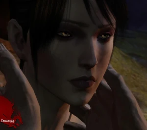 Morrigan in an intimate moment