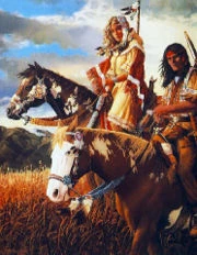 Goldmoon and Riverwind. Illustration by Keith Parkinson.