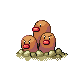 Imagen de Dugtrio macho o hembra en Pokémon Platino