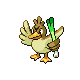 Imagen de Farfetch'd macho o hembra en Pokémon Platino