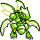 Imagen de Scyther en Pokémon Plata