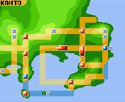 Localización de la ruta 26 en Kanto