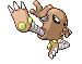 Imagen de Hitmonlee en Pokémon Esmeralda