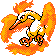 Imagen de Moltres en Pokémon Plata