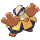 Imagen de Hariyama macho o hembra en Pokémon Diamante y Perla