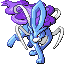 Imagen de Suicune en Pokémon Rojo Fuego y Verde Hoja