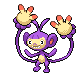 Imagen de Ambipom hembra en Pokémon Platino