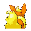 Imagen posterior de Flareon en la tercera generación