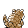 Imagen posterior de Sandshrew en la segunda generación