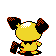 Imagen posterior de Pichu en la segunda generación