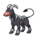 Imagen de Houndoom hembra en Pokémon Platino