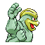 Imagen posterior de Machamp en la tercera generación