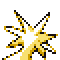 Imagen posterior de Zapdos en la primera generación