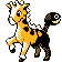 Imagen de Girafarig en Pokémon Plata
