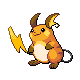 Imagen de Raichu hembra en Pokémon Platino