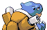 Imagen posterior de Blastoise en la tercera generación