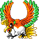 Imagen de Ho-Oh en Pokémon Diamante y Perla