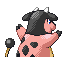 Imagen posterior de Miltank en la tercera generación