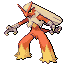 Imagen de Blaziken en Pokémon Rubí y Zafiro