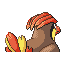 Imagen posterior de Pidgeotto en la tercera generación